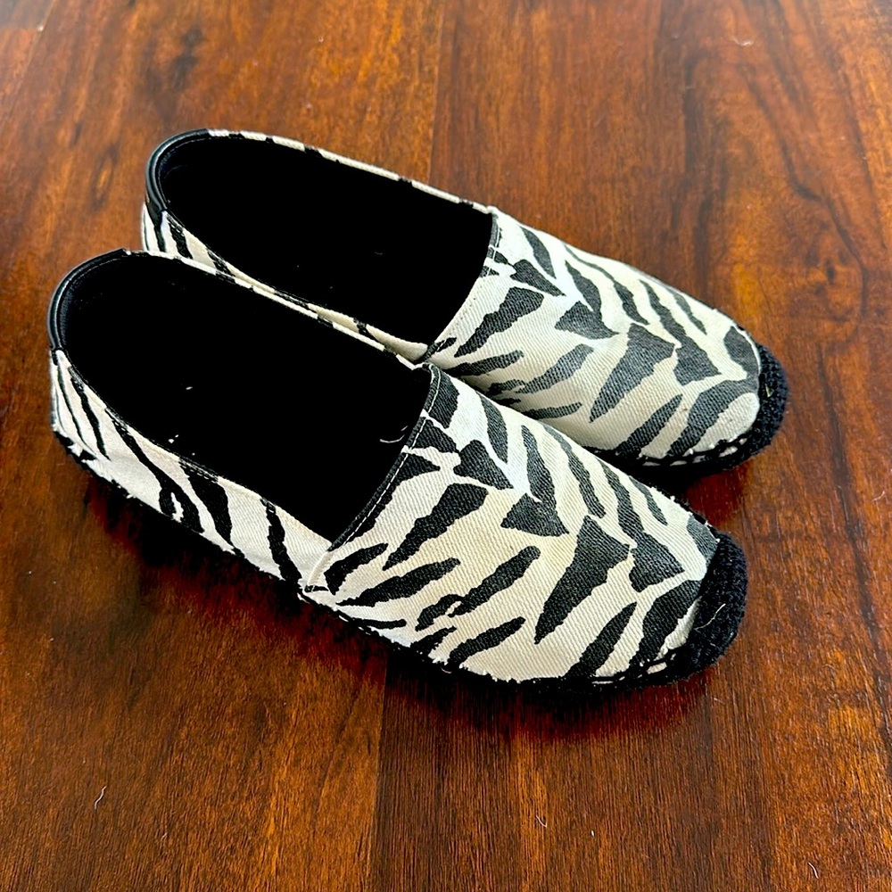 Saint Laurent zebra espadrilles sz 36